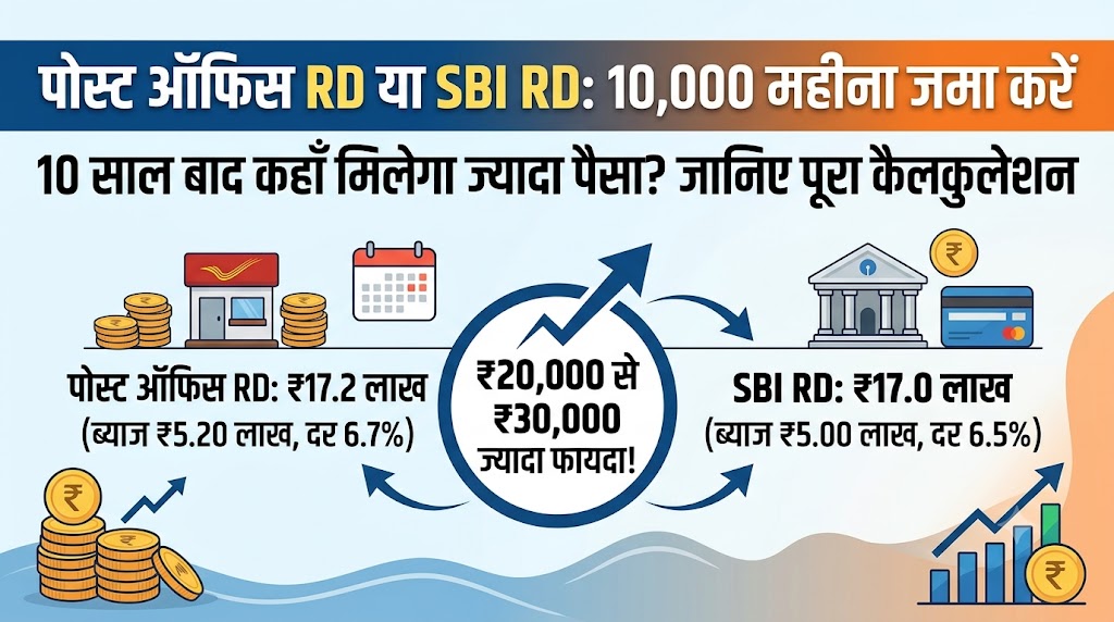 Post Office RD vs SBI RD