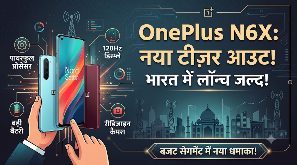 OnePlus N6x India Launch Teaser Out