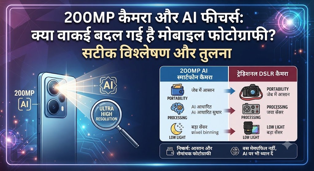 200MP कैमरा और AI फीचर्स