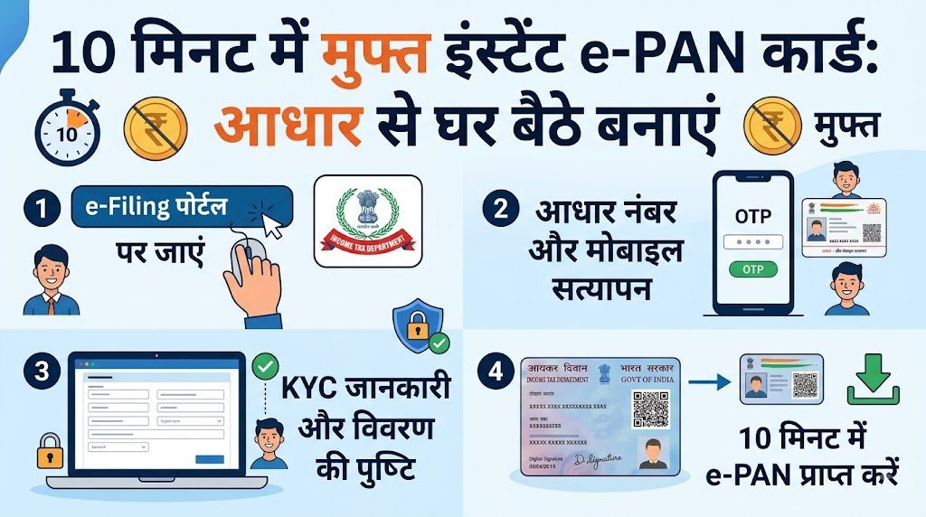 Instant e-PAN Card Online Free