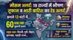 आज का मौसम 23 अगस्त