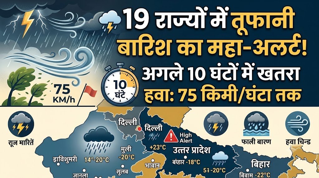 आज का मौसम 26 अगस्त