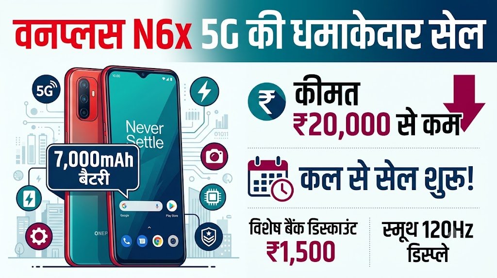 OnePlus N6x 5G Sale Starts Tomorrow