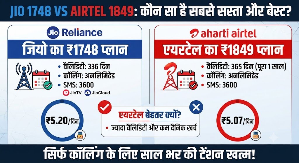 Jio vs Airtel Long Term Plan
