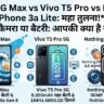 Moto G Max vs Vivo T5 Pro vs Nothing Phone 3a Lite