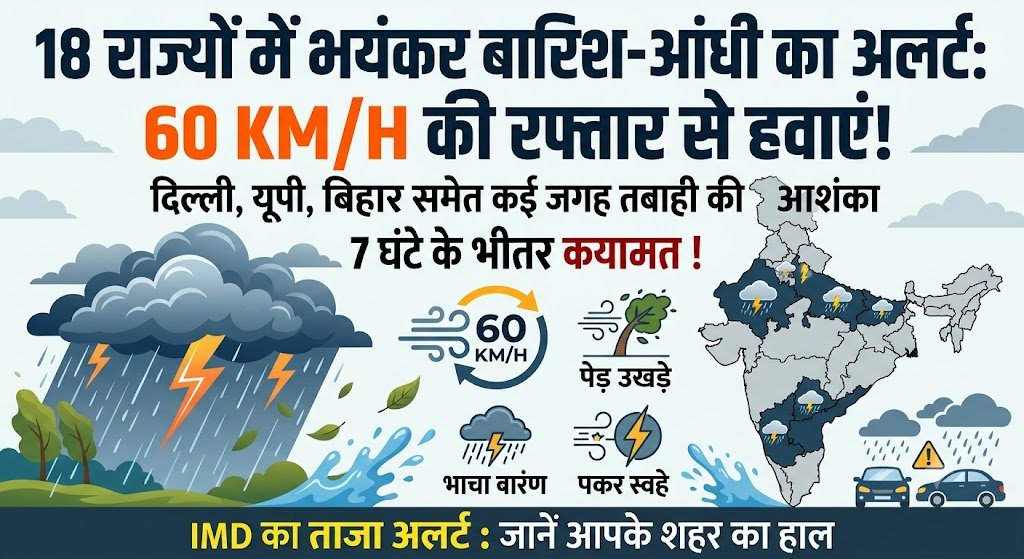 आज का मौसम 19 अगस्त