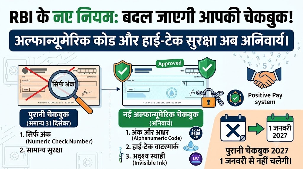 RBI New Cheque Book Rules