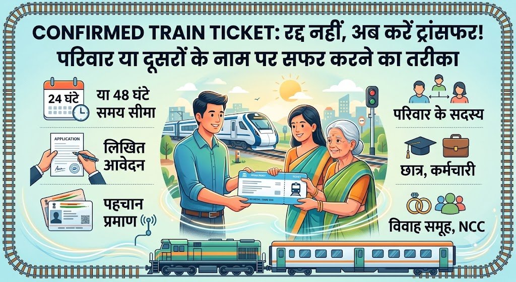 IRCTC Train Ticket Transfer Rule